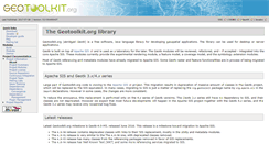 Desktop Screenshot of geotoolkit.org